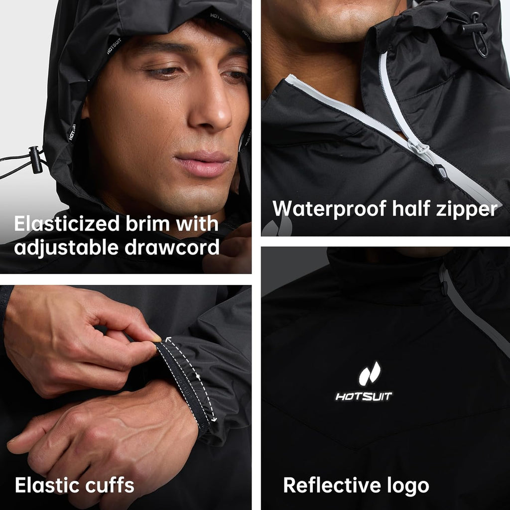 Sauna Suit for Men Sweat Sauna Jacket Pant Gym Workout Sweat Suits